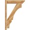 Ekena Millwork Balboa Slat Rough Sawn Outlooker, Western Red Cedar, 6"W x 24"D x 36"H OUT06X24X36BOA06RWR - alternate 3